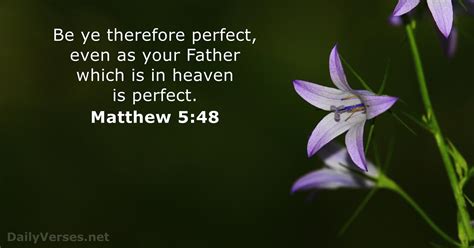 Matthew 5:48 - ESV - Bible verse of the day - DailyVerses.net