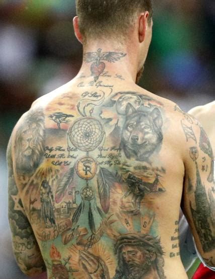 Sergio Ramos Back Tattoo