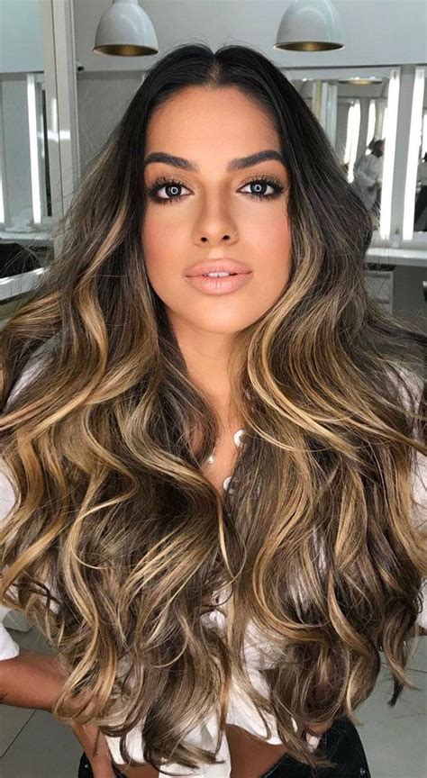 Best Brown Hair Colour Ideas With Highlights And Lowlights Cream