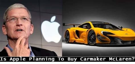 Is Apple Buying F1 Carmaker Mclaren Techworm