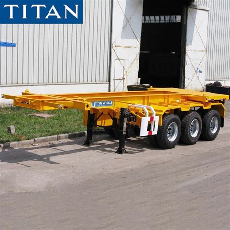 20 Ft Container Trailer For Sale Tri Axle Container Chassis