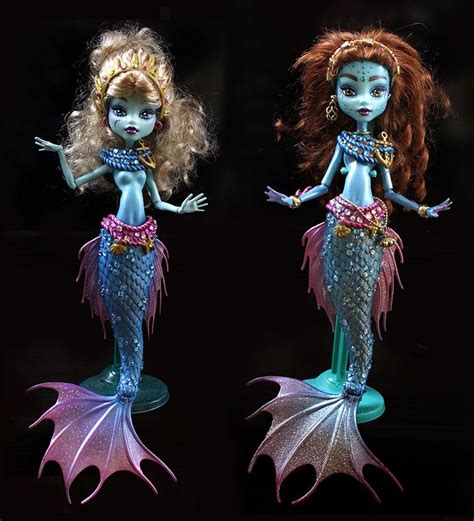 Monster High Ooak Custom Mermaids By Clefchan On Deviantart Custom