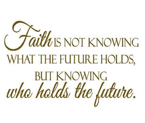 Faith Is Wall Decal Quotes Inspirational Faith Quotes Christian Quotes