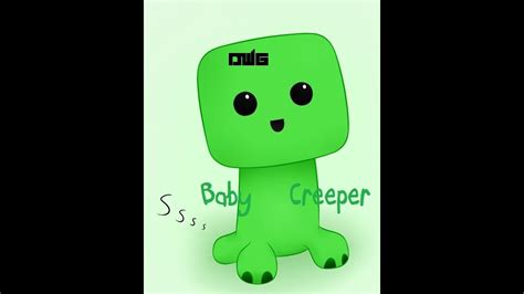 Minecraft Baby Creeper 500 Subs Special Youtube