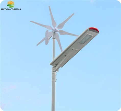 Hybrid Type All In One Wind And Solar Powered 70w Led Street Lighting