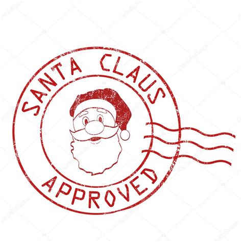 Santa Claus Approved Stamp Stock Vector By ©roxanabalint 92146234