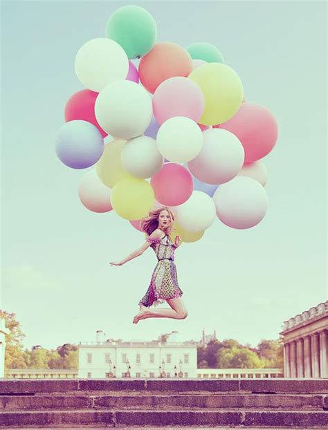 The Flying Balloon Girl People And Ideas For Shooting Photo Sessions
