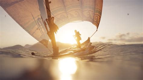 Riding A Sunset Wave Ac Odyssey Gamingphotography