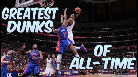 Greatest Dunks In Nba History Youtube