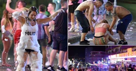 Brits Partying In Magaluf Despite Warnings By Police And Politicians