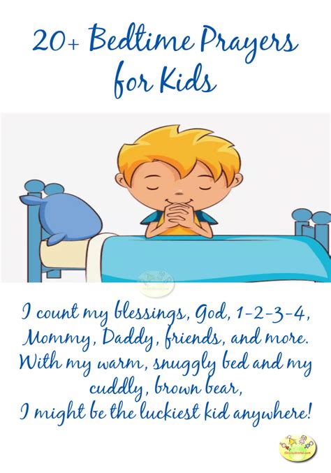 20 Bedtime Prayers For Kids Shishuworld