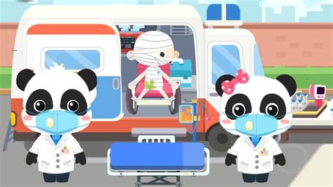 Baby Pandas Town My Hospital Doctor Kiki And Miumiu Help Patients And