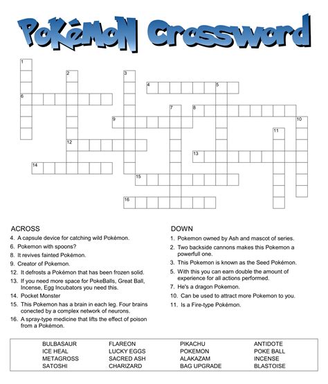 10 Best Pokemon Word Search Puzzles Printable Pdf For Free At Printablee
