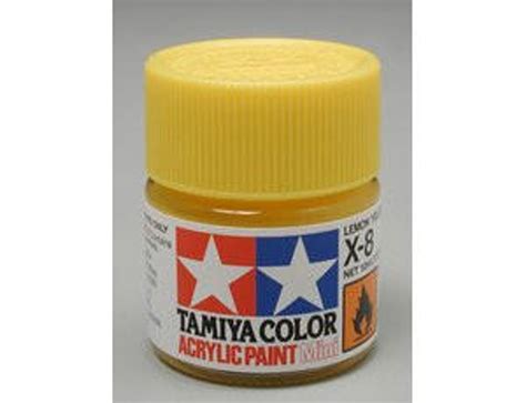 Tamiya Mini X 08 Gloss Lemon Yellow 10ml Acrylic Paint Wonderland