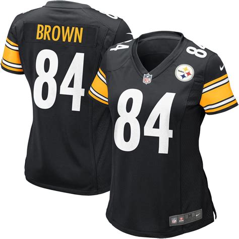 Antonio Brown Pittsburgh Steelers Nike Womens Game Jersey Black