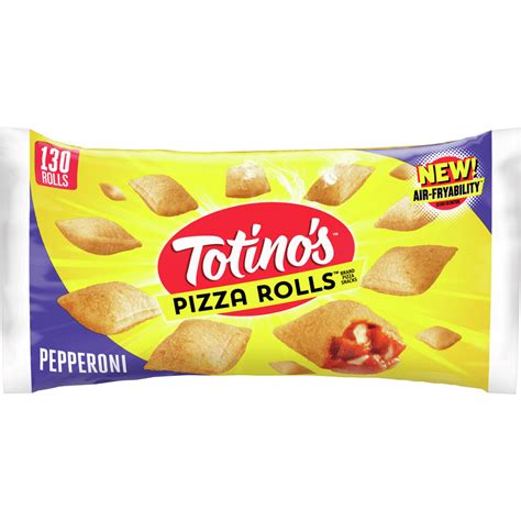 Totinos Pepperoni Pizza Rolls Snacks Frozen 130 Ct Bag