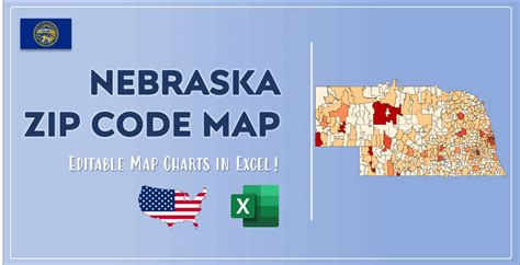Nebraska Zip Code Map And Population List In Excel