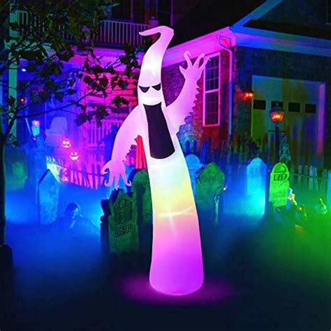 Maoyue 6ft Halloween Inflatables Ghost Halloween Blow Up Outdoor