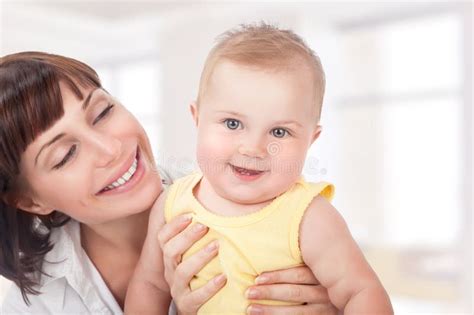 Happy Mother With Baby Stock Photo Image Of Child Caucasian 54121534
