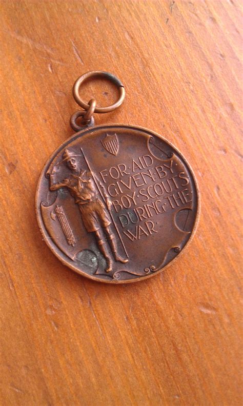 Vintage 1918 Boy Scouts Of America Rare Medal Collectors Weekly