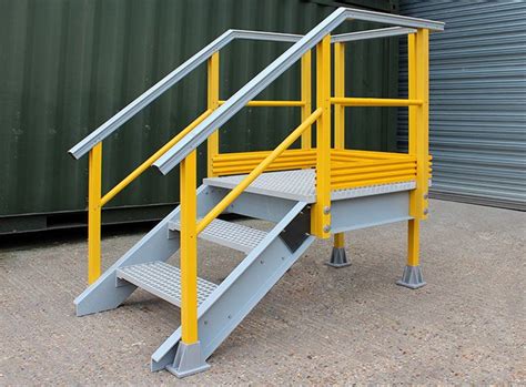 Obtenha um segundo vídeo stock com 16.000 segundos de stairs and doorway of concrete a 29.97fps. GRP stair Viewing, Operating or Doorway Access Platform ...