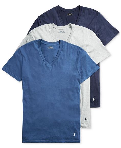 Polo Ralph Lauren Mens 3 Pk Slim Fit Classic T Shirts Macys