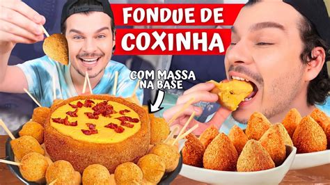 Fondue De Coxinha Com Cheddar E Bacon Vale A Pena Youtube