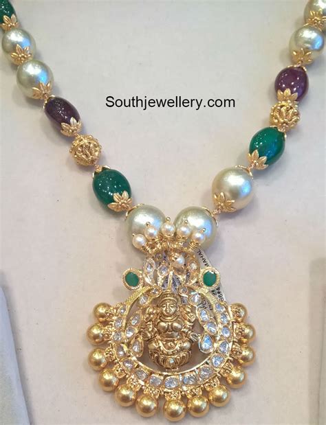 Pearl And Beads Mala Jewellery Designs