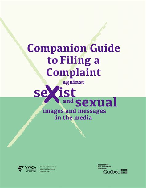 how do i report a sexist or sexual advertisement or message ywca montreal