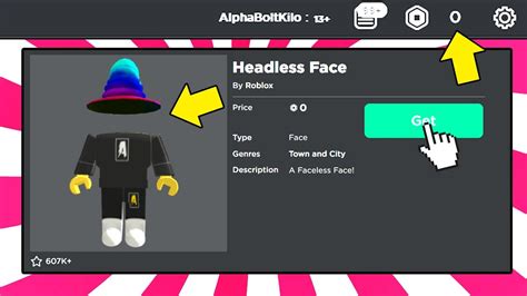 New How To Get Headless Head For Free In Roblox 2022 Youtube