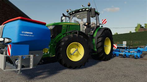 Fs 19 Fbm Team John Deere 6r V2000 Farming Simulator 22 Mod