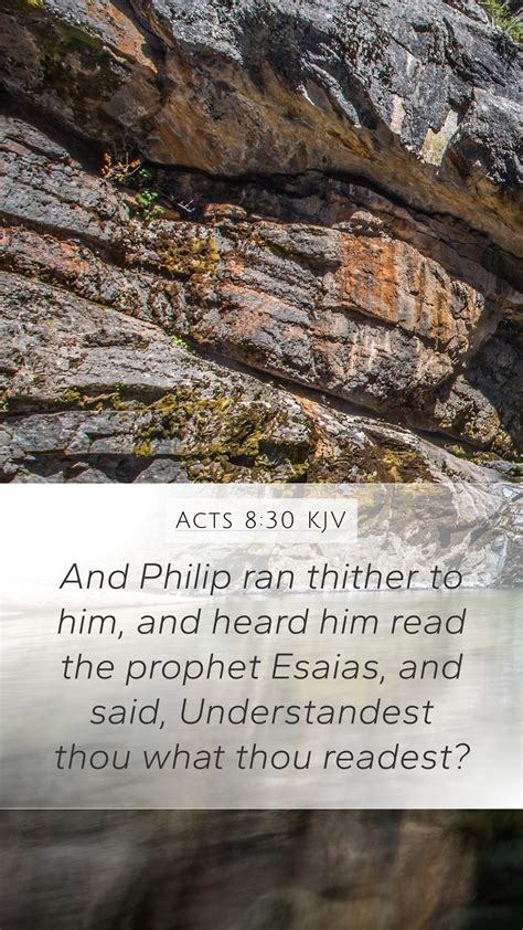 Acts 830 Kjv Mobile Phone Wallpaper And Philip Ran Thither To Him