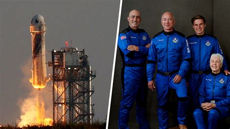 Jeff Bezos And Blue Origin Crew Launch Into Space And Return Safely To