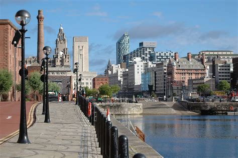 Liverpools City Skyline Liverpool City Liverpool Waterfront