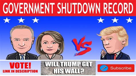 government shutdown 2019 record live counter will trump get his wall youtube