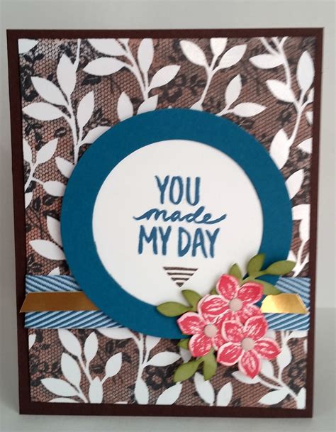Wir retten dir den tag ! You Made My Day Card - Stamped and Embossed