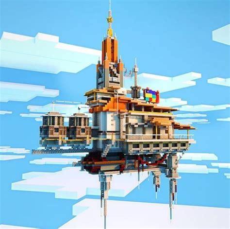 Science Fiction Minecraft Build By Franjoschnabel Minecraft