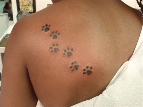 20 Amazing Paw Print Tattoos With Deep Connection Tattooswin