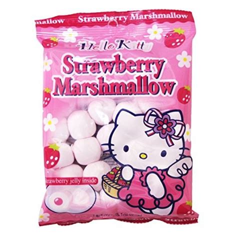 Hello Kitty Strawberry Marshmallow 31 Oz Pack Of 6