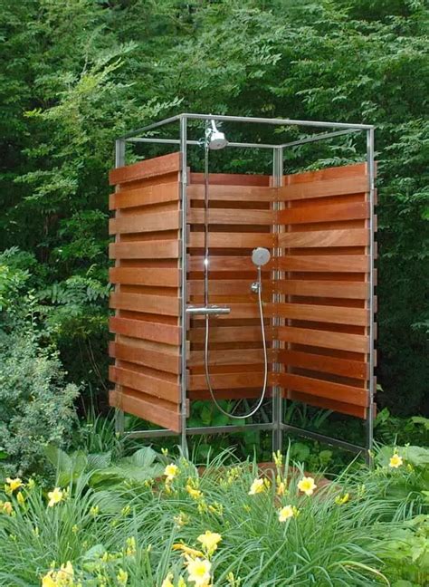 40 Best Outdoor Shower Ideas For Your Amazing Summertime Outdoor Shower Kits Portable Outdoor