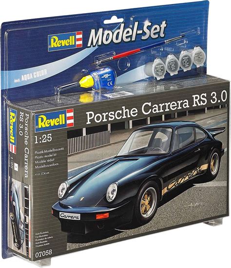 Revell Model Set Porsche Carrera Rs 30 Montagekit Sportwagen Miniatuur
