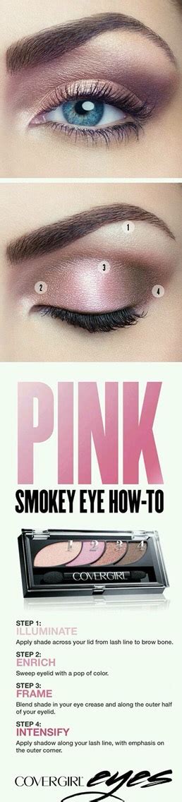 Beautiful Pink With Brown Smokey Eye Shadow Looks Musely
