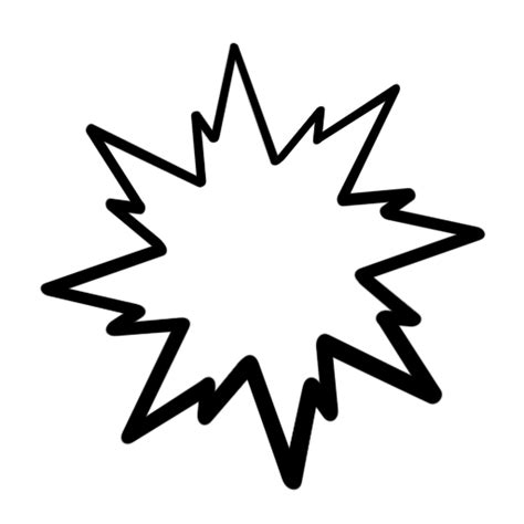 Black And White Starburst Clipart 2 Wikiclipart