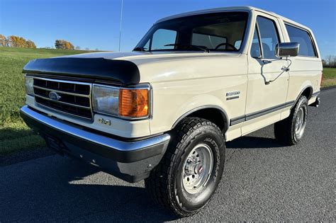 No Reserve 1990 Ford Bronco Xlt For Sale On Bat Auctions Sold For