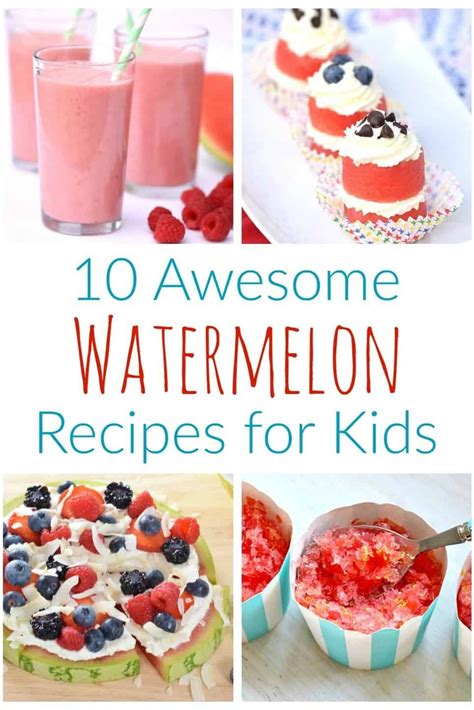 10 Fun Watermelon Recipes For Kids Watermelon Recipes Fun Kids Food