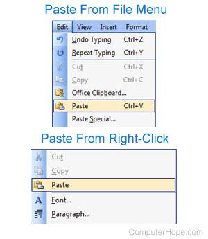 How To Cut And Paste