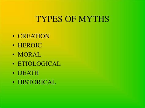 Ppt What Is A Myth What Is A Legend Powerpoint Presentation Free