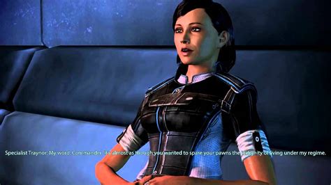 Mass Effect 3 Traynor Scene Locked In Romance With Someone Else