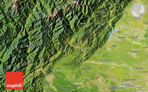 Satellite Map Of Zhongxing