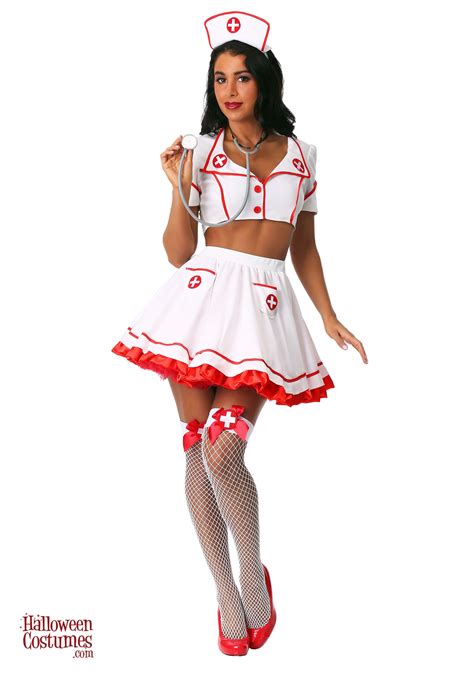 Womens Nurse Hottie Costume Exclusive Nurse Halloween Costume Cute